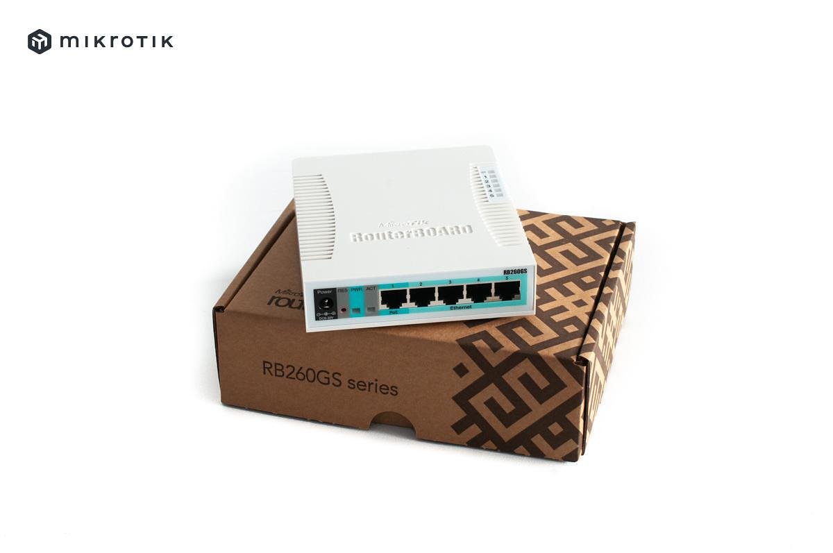Switchos Switch MikroTik CSS106-5G-1S RB260GS SwitchOS